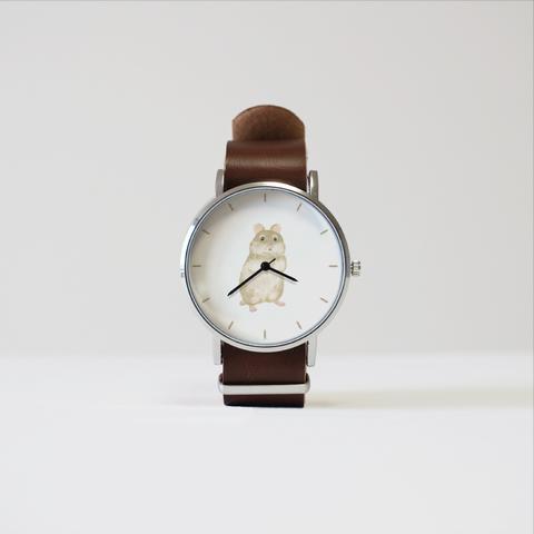 ハムスター（ロボロフスキー）の腕時計