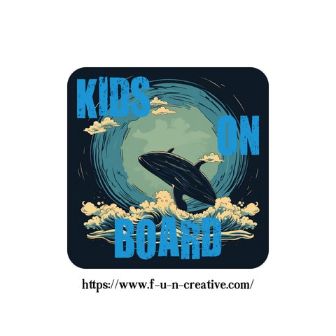 全8色 マグネット くじら ヴィンテージ KIDS ON BOARD