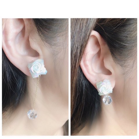 【華やか】折りバラアクセサリー🌹