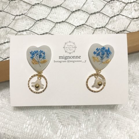 blue Flower earring
