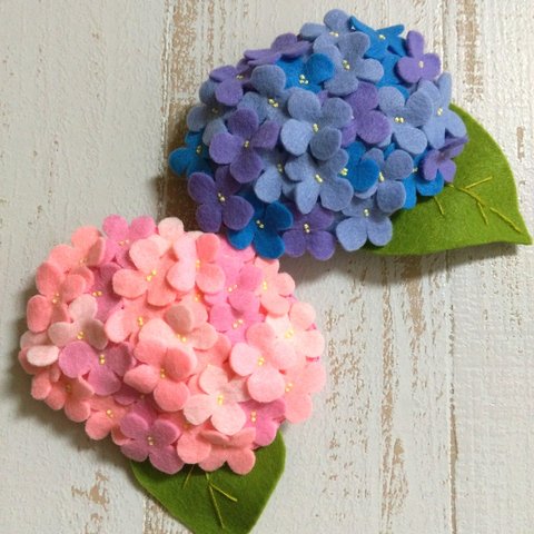 紫陽花気分❗💠マグネット&壁掛け