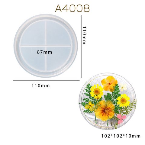 A4008  1套  シリコンモールド レジンモールド コースター 収納ラック  （1セット）