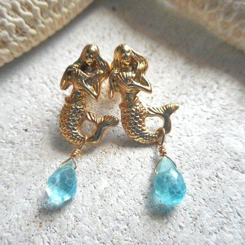 Mermaid with gems <apatite>