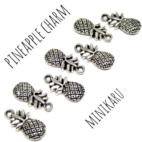 pineapple charm〜6pcs 