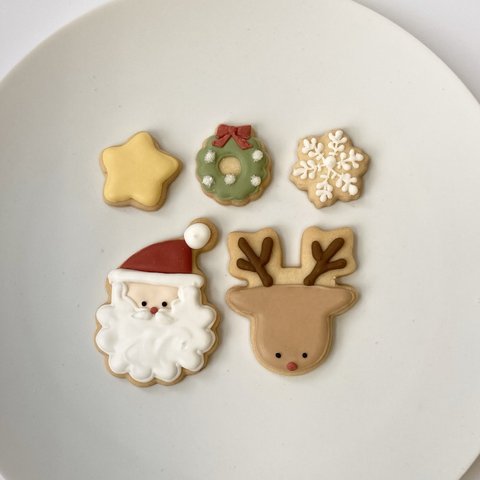 クリスマスアイシングクッキーセット18