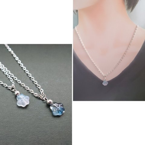 半額以下セール！ガラス 肉球 ネックレス / PohonhandmadeJewelry