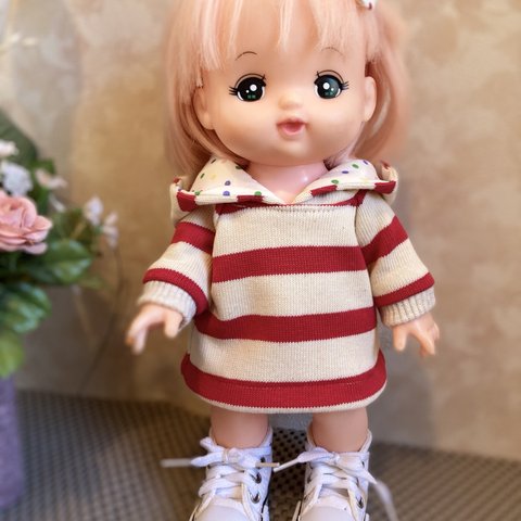 プルオーバーワンピース　メルちゃん　ソランちゃん