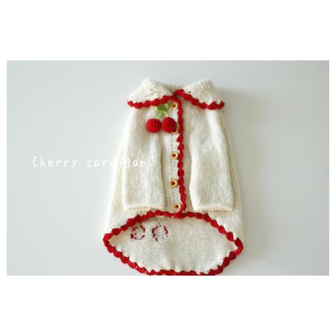 ra＊様専用お買い物ページ　Cherry cardigan white 