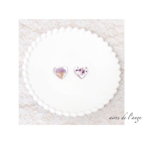 no.534 - dryflower (gypsophlia&statice) heart pi/ea