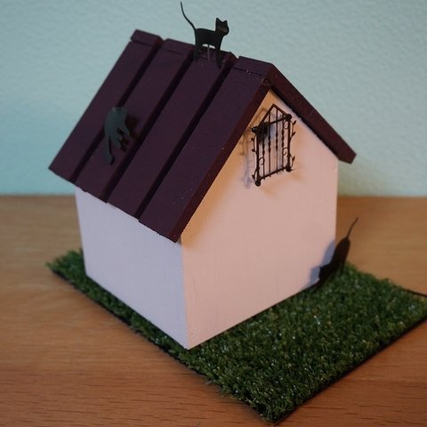 「ねこなハウス（小）」詰替え用、消臭剤の家　