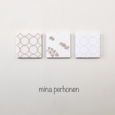 mina perhonen  ミナペルホネン ファブリックパネル 3点セット