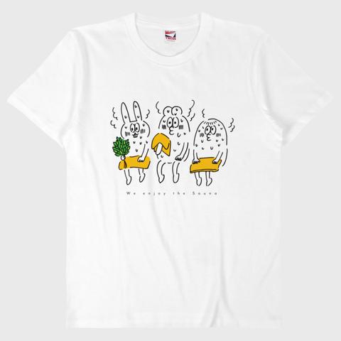 サウナ3人　オトナTシャツ（S/M/L/XL）