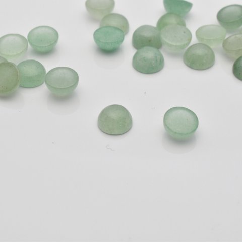 #006 10個セット アベンチュリンのカボション 6mm x 4mm