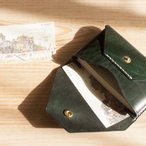 Envelope Card Case / GRN_Rugato