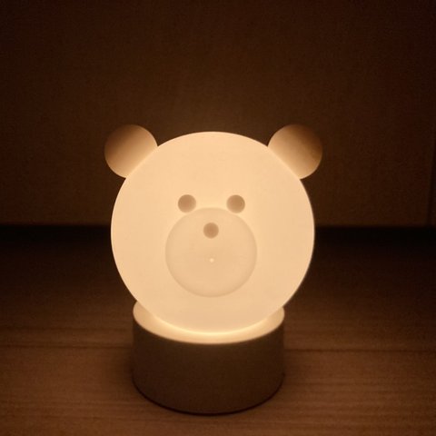 【特集掲載】まんまるくまさんランプ〜3Dプリンター製間接照明〜