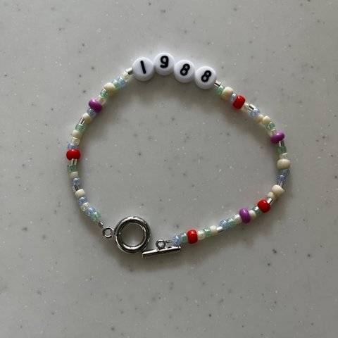 1988 number bracelet