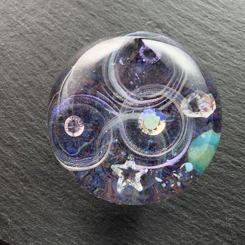 虹色銀河 宇宙レジン 3.5cm