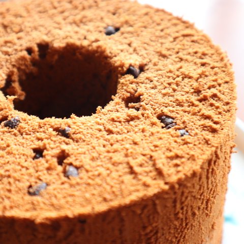 【紙型ホールケーキ１個】濃厚チョコレートシフォンケーキ