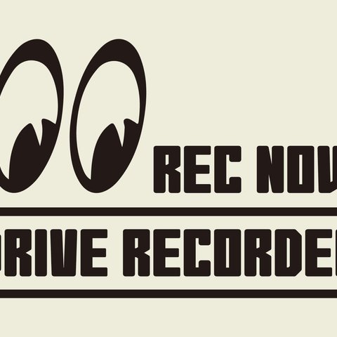 カッティングステッカー " REC NOW "