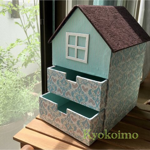 【オーダー 】屋根付き収納箱（使用生地、相談させていただきます♡）