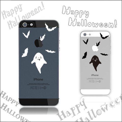 おばけとコウモリケース Halloween♪ iPhone13 ケース スマホケース