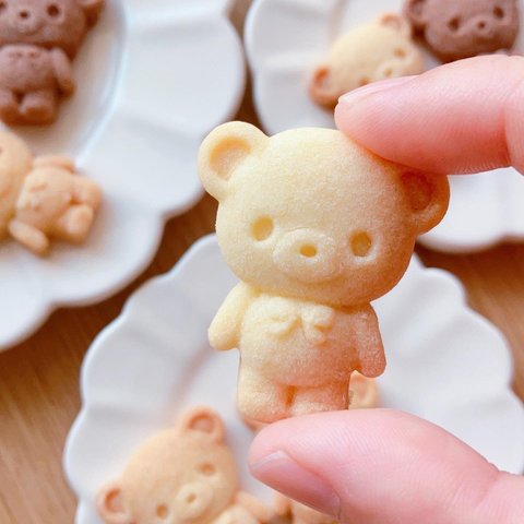 立っちクマのクッキー型