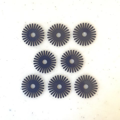 Grey Flower Circle Parts