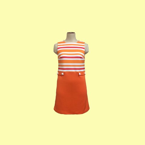 「plein soleil」retro one-piece dress gaby
