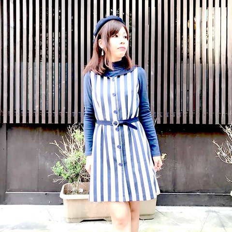 「plein soleil 」retro one-piece  dress linda