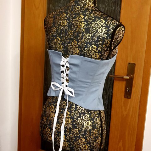 Blue cool laceable corsete コルセット 
