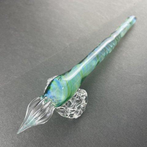緑と青のストームガラスペン（2）