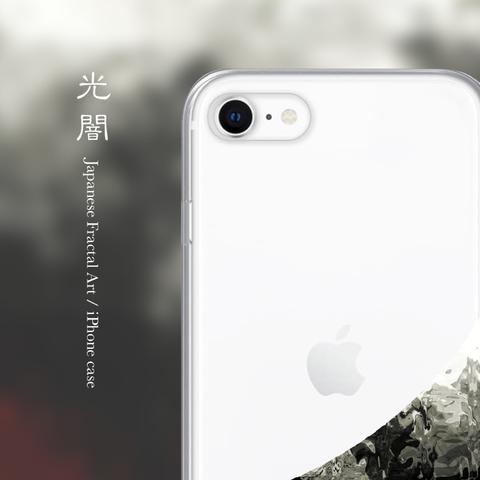 光闇 - 和風 iPhone クリアケース【iPhone全機種対応/ハードorソフト】