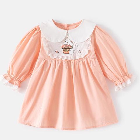 ガールズ ワンピース 春服新モデル 子供プリンセススカート 赤ちゃん初のドレス