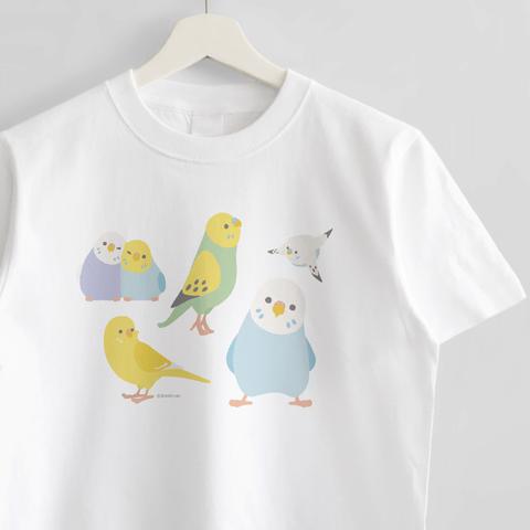 Tシャツ（Simple / セキセイインコ）