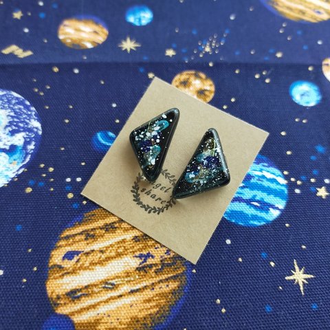 Galaxy Art アクセサリー　ピアス