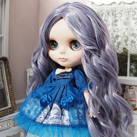 ネオブライス ウィッグ  マーメイドスパイラル ミスティックパープル 10インチ 10インチ/ドール Blythe