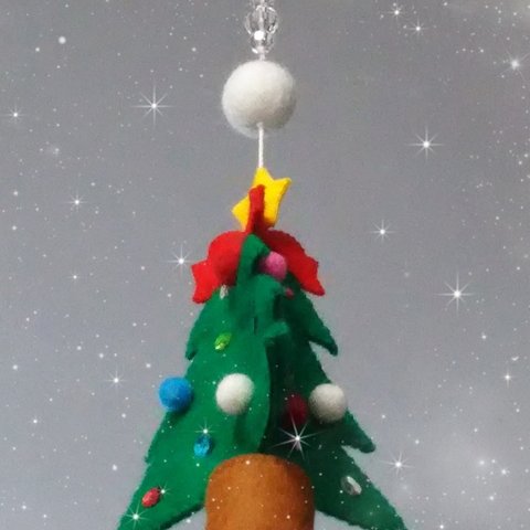 ふわふわメリークリスマス☆のモビール
