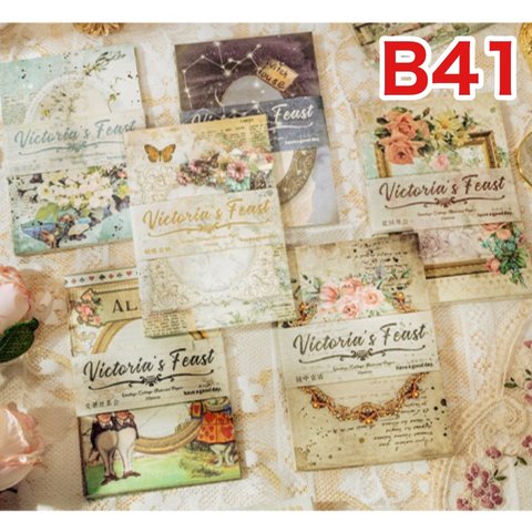 B41♡海外♡Victoria's feast♡紙モノ♡6冊セット