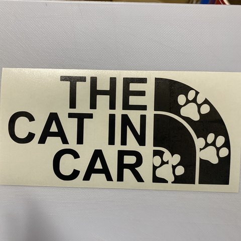 THE CAT IN CAR ステッカー