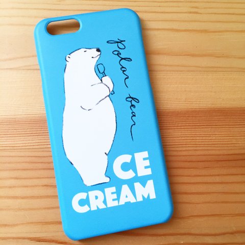 Polar bear Ice cream＊スマホハードケース