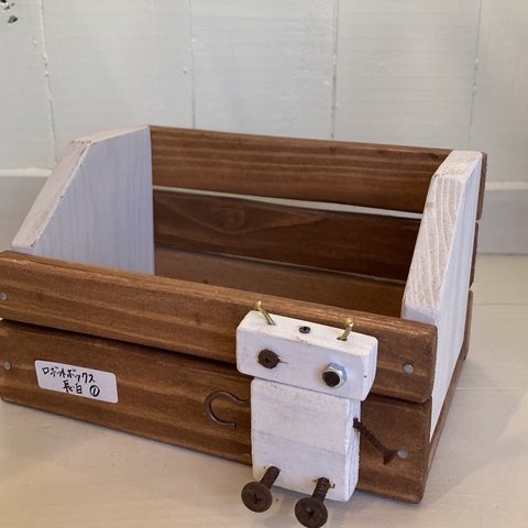 木箱ロボットボックス① 木製小物入れ