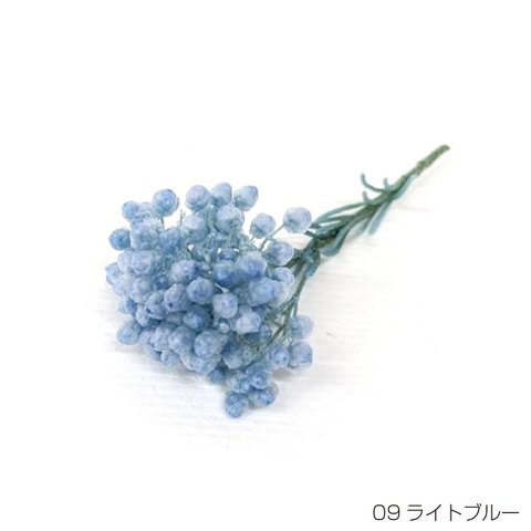 【即納】 ライスフラワー パステルシリーズ 70g ライトブルー プリザーブドフラワー 花材 小さい花 花 プリザーブド花材 ハンドメイド パーツ アクセサリー 資材 水色 青