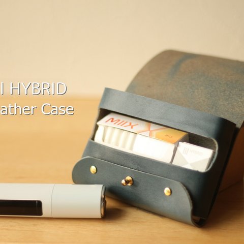 lil HYBRID(リル ハイブリッド) 本革ケース　ダックブルー　　＊＊プレゼントに、自分用に＊＊