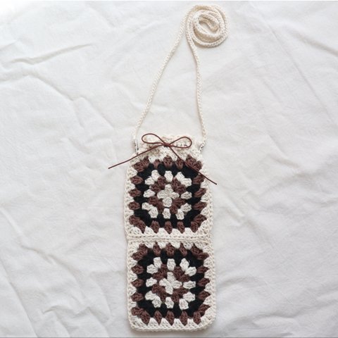 granny square bag ᪥ グラニースクエアスマホショルダー