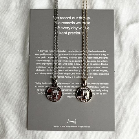 【necklace】design coin