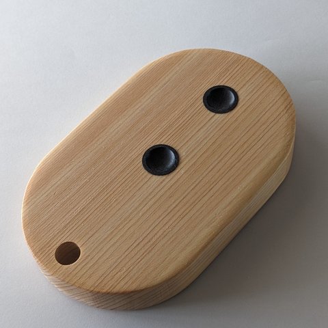 チェロ・エンドピン響板（ベーシック）／　コンクリート下地床用／2311／（Endpin Stopper Wooden Anchor Rest for Cello Anti Slip／Cypress））