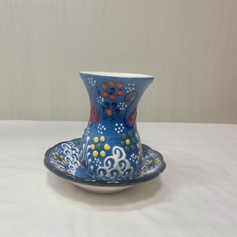 トルコ産　チャイ　陶器カップ