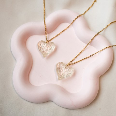 ice heart ネックレス💓