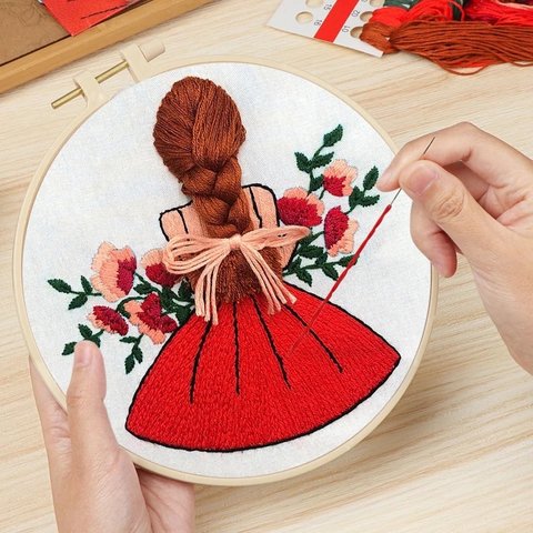 選べる9柄　刺繍キット　ハンドメイドキット　ハンドメイド　手作り　手芸　結婚式　プレゼント　記念日