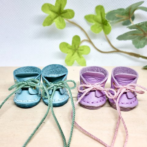 森き　丸ブーツ　一足　miniature boots.